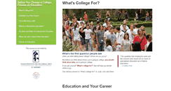 Desktop Screenshot of college-choice.org